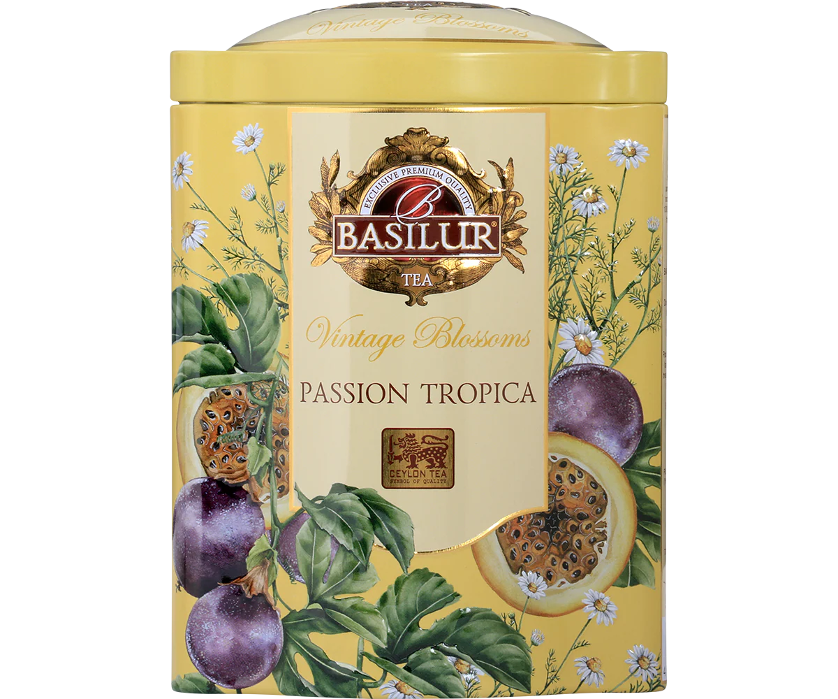 Vintage Blossoms Passion Tropica - Green Tea - 100g Loose Leaf - Image 4