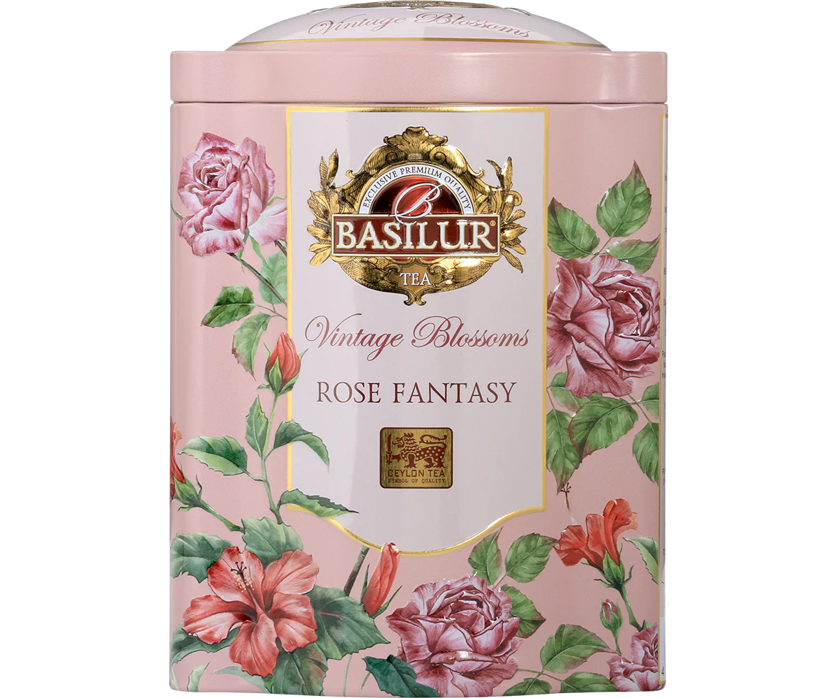 Vintage Blossoms Rose Fantasy - Green Tea - 100g Loose Leaf - Image 4