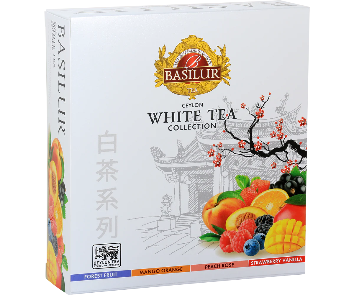 White Tea Collection - 40 Enveloped Tea Bags - 4 Flavours