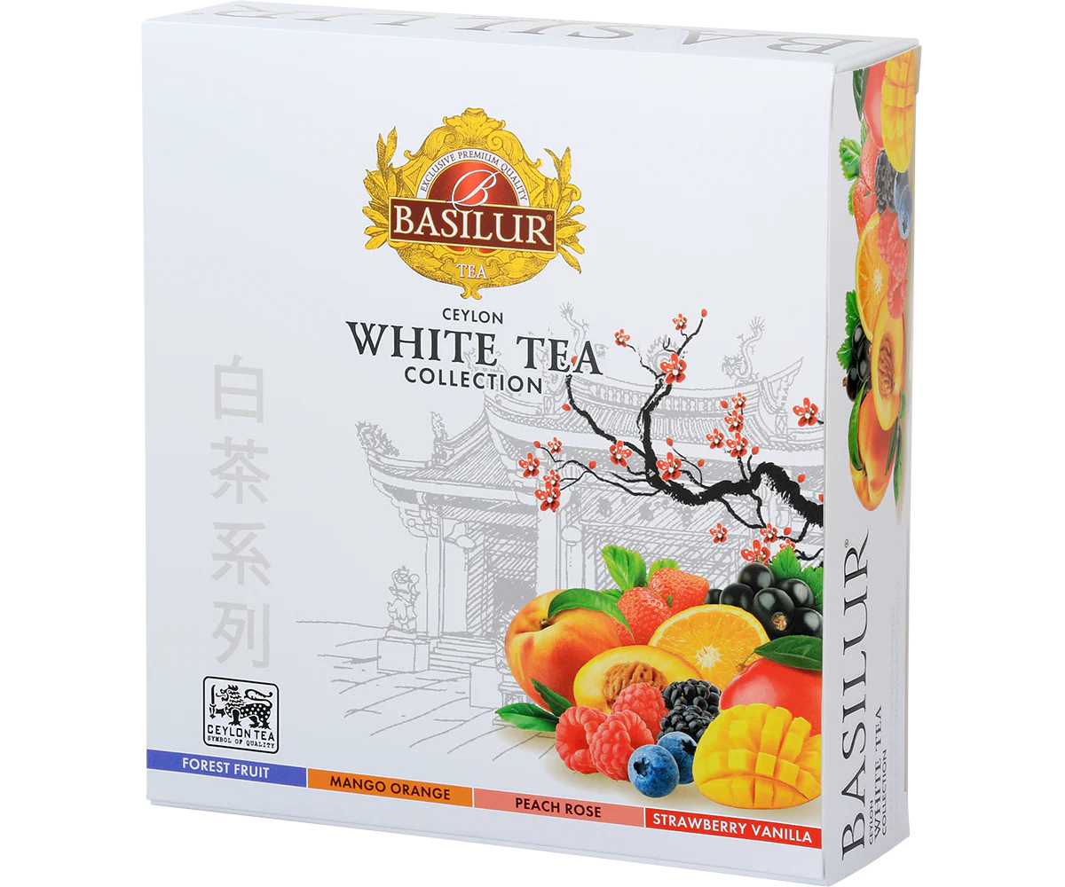 White Tea Collection - 40 Enveloped Tea Bags - 4 Flavours - Image 2
