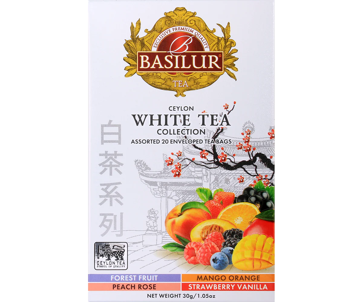 Ceylon White Tea - 20 Enveloped Tea Bags - 4 Flavours - Image 2