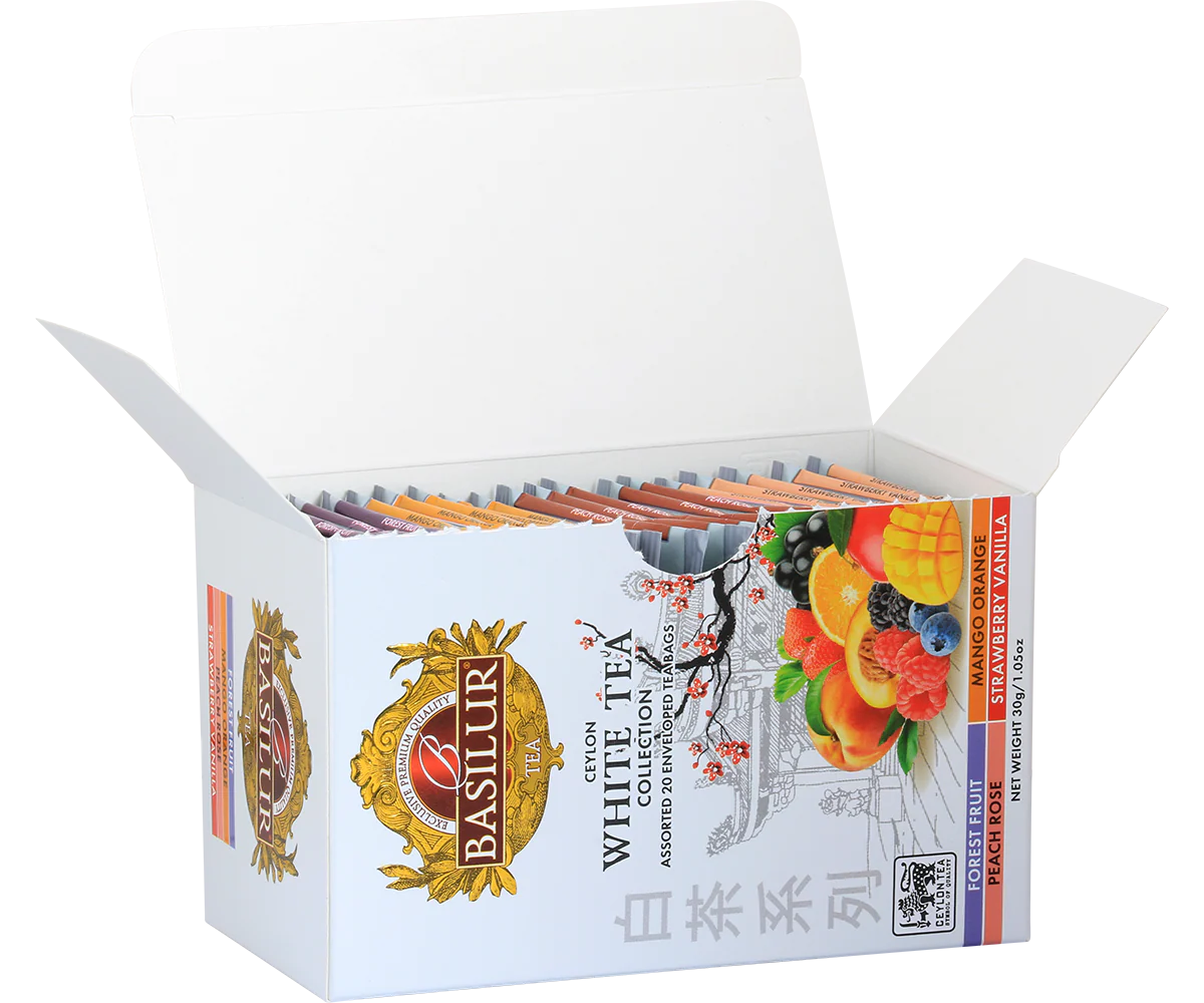 Ceylon White Tea - 20 Enveloped Tea Bags - 4 Flavours - Image 3