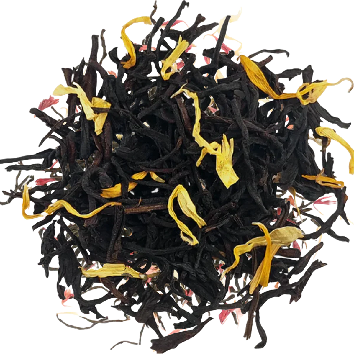 Winter Night's Golden hour - Marigold & French Vanilla Black Tea - 100g Loose Leaf - Image 2