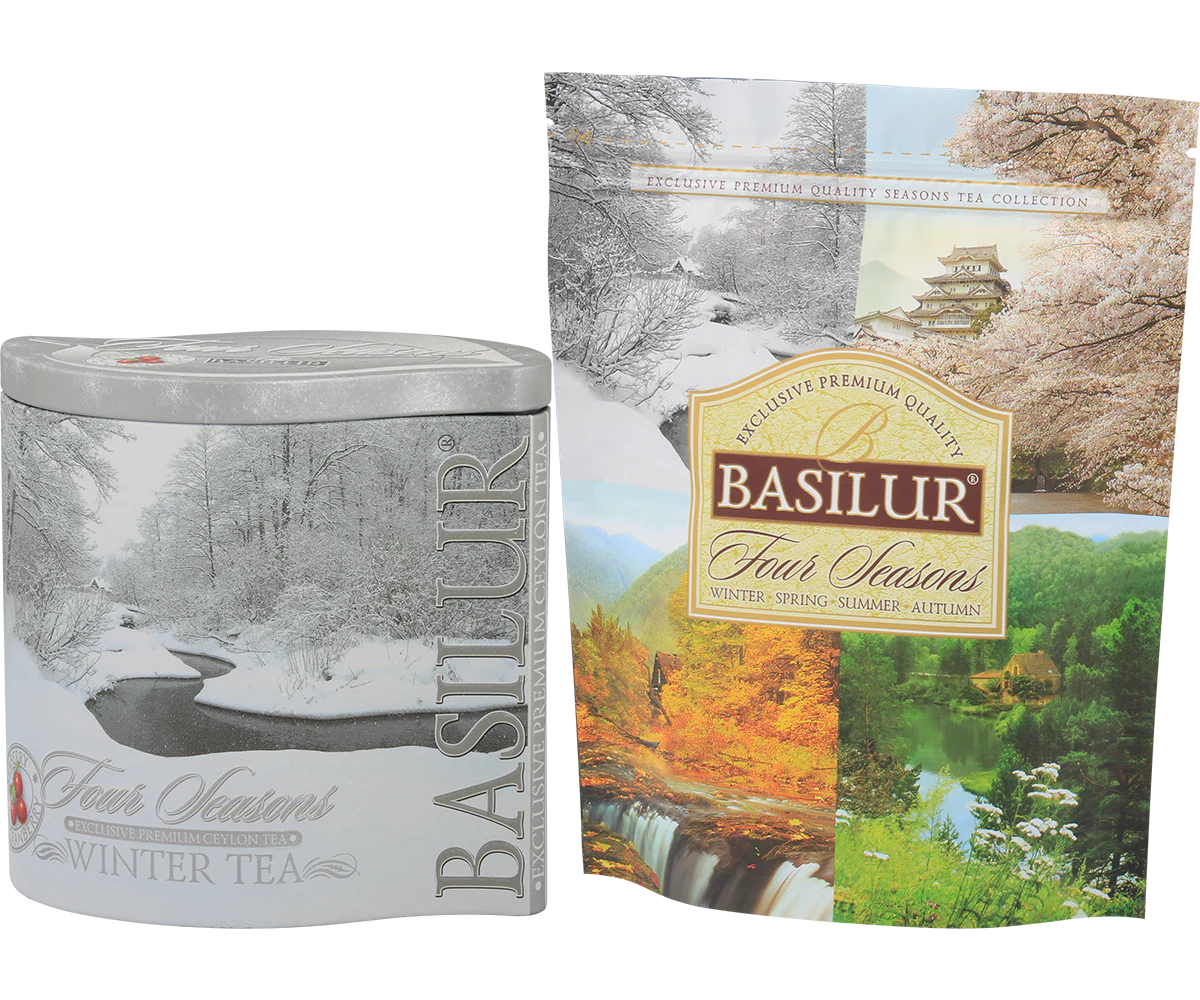 Winter Tea Tin Caddy - 100g Loose Leaf Black Tea - Image 3