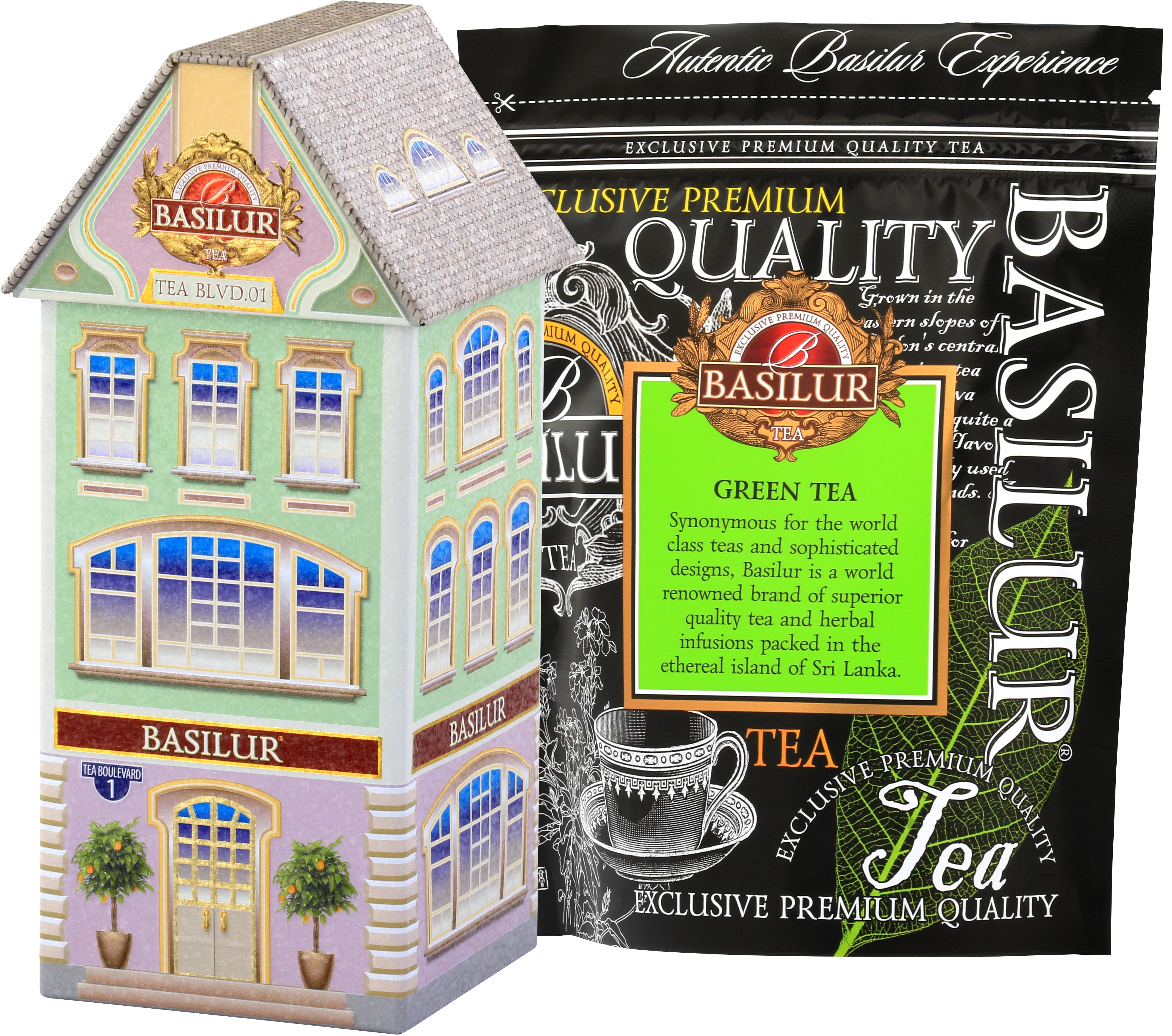 Basilur Tea Boulevard 1 - 75g Loose Leaf Green Tea - Image 4